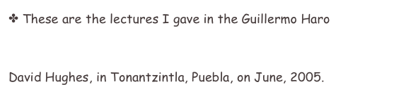  These are the lectures I gave in the Guillermo Haro International School: “A Panchromatic View of Clusters of Galaxies and the LSS”, organized by Manolis Plionis, Omar López Cruz & David Hughes, in Tonantzintla, Puebla, on June, 2005.