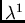 $\lambda^1$