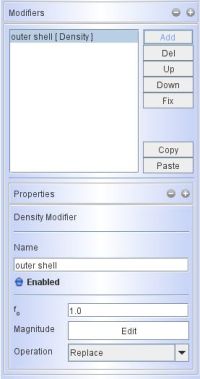 density  modifier