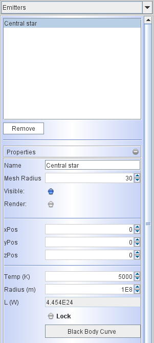 emitter parameters