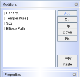 modifier panel