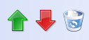 toolbar arrows